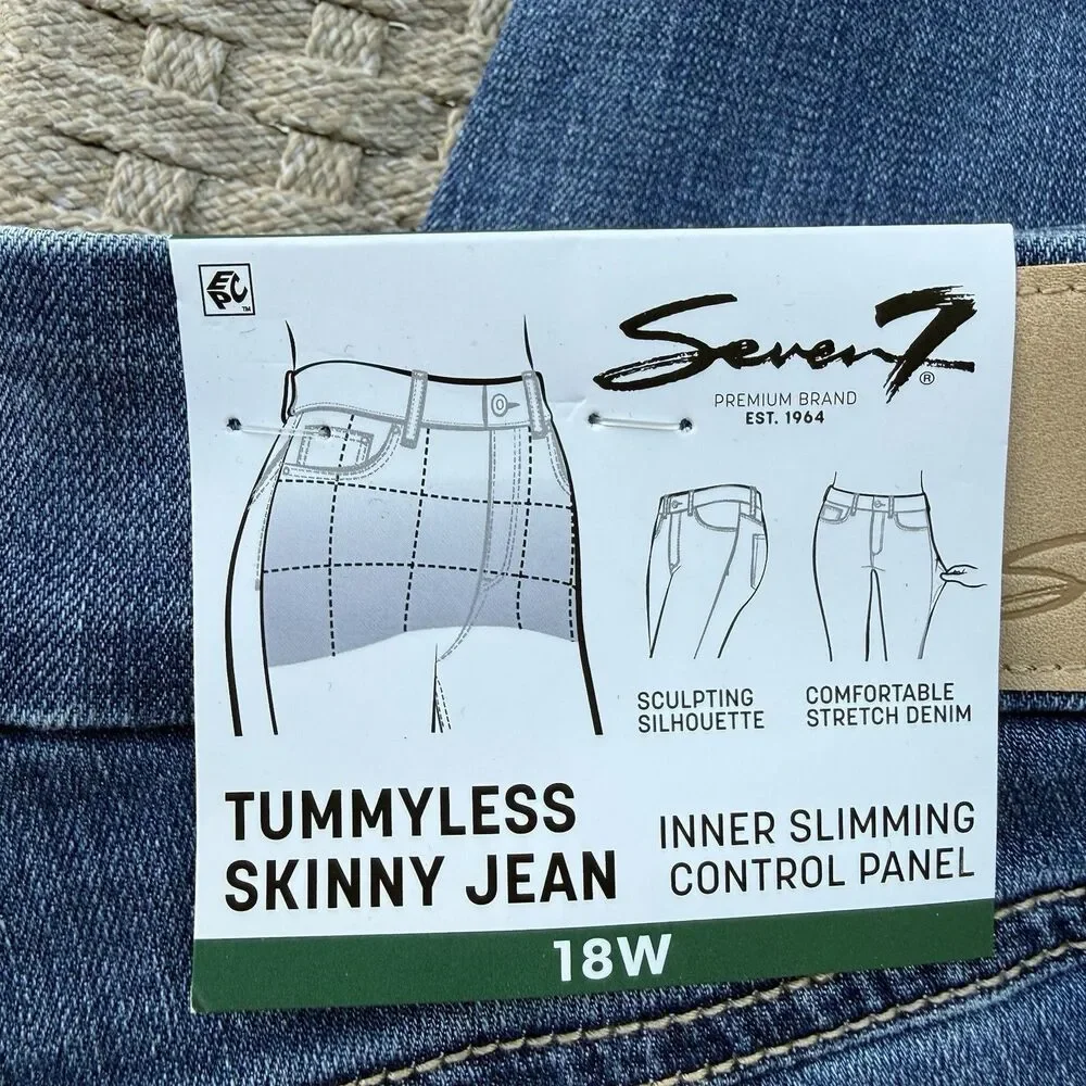 Buffalo Jeans Women's Wide Leg Belted Jean Size 18 Medium Wash NWT - Picture 13 of 14